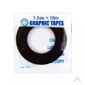 블랙 바닥라인테이프 마킹테이프 마스킹 테이프 1.5m (WFGTIDR)