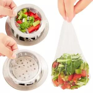 일회용 싱크대 망사 거름망 100매 망 음식물 배수구/주방/씽크대/배수망/거름/메쉬/일회용/음식/교체/리필