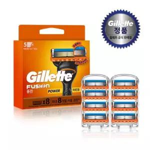 질레트 퓨전 파워 면도날 8입
