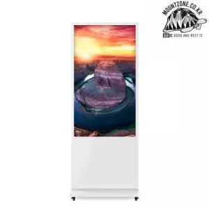 마운트존 생명을 살리는 가게 삼성 55인치 화이트 4K QM스탠드사이니지모니터-PC방식 QM4KWPC55