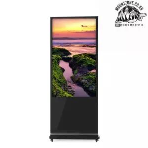 마운트존 생명을 살리는 가게 삼성 55인치 블랙 4K 사이니지QB스탠드모니터 NETWORK방식 QBS4KBNET55