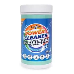 동성 파워크리너 원통형 180매 8개 1BOX 초강력 다목적 크리너, 에탄올 세정티슈 구연산함유