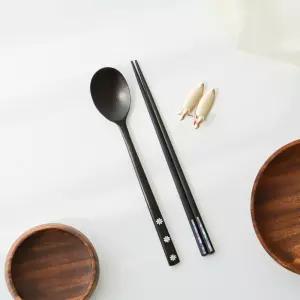 1인 자개 나무 수저세트