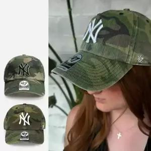 47브랜드 NY빅로고 카모 메이저리그 클린업 볼캡