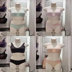 [AK수원점] [트라이엄프] 슬로기 제로필 심리스 무봉제 브라팬티 세트 4종택1