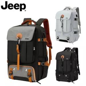 JEEP 남성용 아웃도어 방수 캐리어 백팩 신발 분리수납 등산가방 학생 캐주얼 노트북가방 지프 회사원