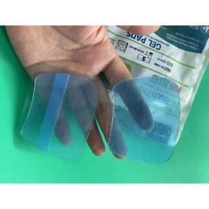 재사용 가능한 전극 젤 패드 시트, TENS 유닛 WiTouch Pro 허리 통증 , 20 개 (10 쌍)