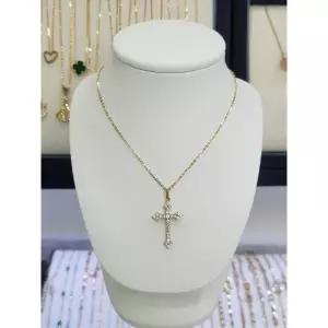 파이치치 세이브존05 14K 금 십자가 목걸이 GKPD12-2538-체인제외 (14005284)