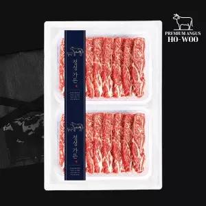 [호우] 호주산 프리미엄 GF등급 블랙앵거스 LA갈비 선물세트 4kg