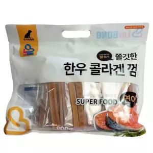 코스트코 러봉 한우 콜라겐 껌 연어 800g 쫄깃한 애견 개껌 100g 8봉 LovBONG