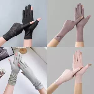 봄 여름 가을 여성 자외선차단장갑 두손가락 오픈 운전장갑 10종