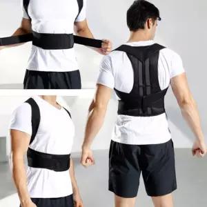 척추 보호대 바른 자세 밴드 허리 말린 어깨/교사/교정기/벨트/헬스/교정/스포츠/수험생/직장인/여성/학생