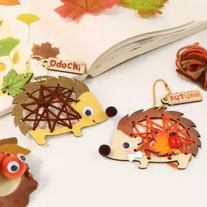 [도토리클래스]고슴도치 실잇기 키링 5set