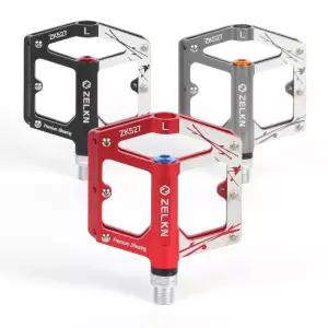 젤큰 에어스핀 자전거페달 3베어링 mtb 로드 픽시 평페달 ZK-527