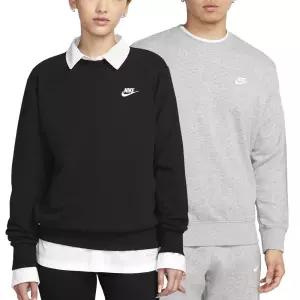 [나이키] 나이키 남녀공용 NSW 클럽 크루 맨투맨 블랙/그레이