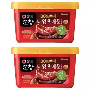 청정원순창 태양초 매운고추장 골드, 3kg, 2개