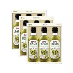 [CJ제일제당]백설 올리브유 2호 x3개 선물세트