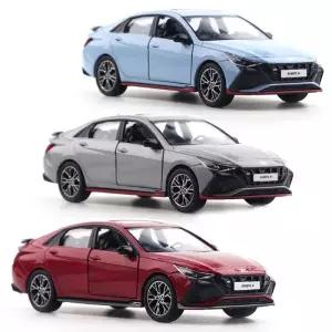 현대 아반떼 N 미니카 미니어처 자동차 장식 피규어 장난감