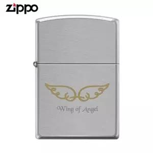 ZIPPO 라이터 프린팅 24647 Wing of Angel 오일+심지+부싯돌 3종세트 포함