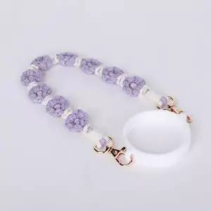 텀꾸 플라워 텀블러 스트랩 홀더 퍼플 WFJ0ROX