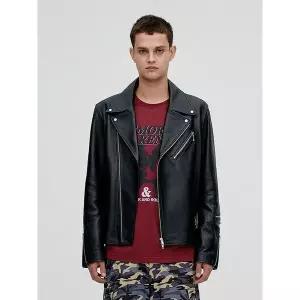 [비바스튜디오]클래식 라이더 레더 자켓 BLACK_P404172112