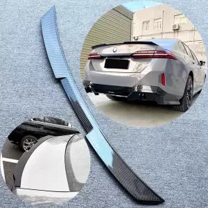 2024  2025 리어 스포일러 세단 트렁크 윙 튜닝 글로시 블랙 BMW 호환 5 시리즈 G60 V 520d 520i 530i 530e