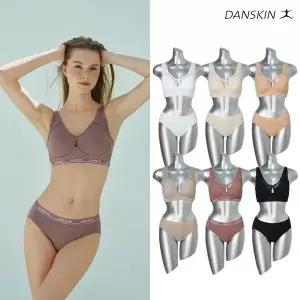 단스킨 에센셜 풀커버 노와이어 브라팬티 12종