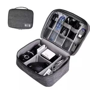 충전기 수납 파우치 출장용 전자 정리함 여행용 파우치 필수품 악세사리 케이블 다용도 휴대용 대용량 생활