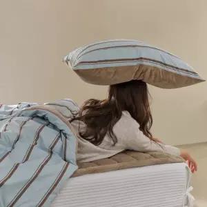 [파르페by알레르망] 모던센트 알러지케어 다운필 극세사 차렵이불패드 세트 S/SS