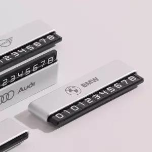 BMW 주차번호판 차량번호판 차량용 연락처 자동차 주차알림판