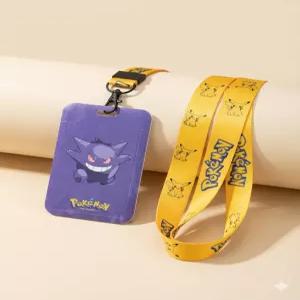  포켓몬 피카츄 피카츄 잠만보 이상해씨 꼬북이 교통카드 케이스 목걸이 어린이 초등학생 티머니 캐시비