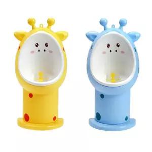 [베이비캠프]기린 캐릭터 남아소변기 높이 조절 가능 2가지 컬러 소변기통 분리세척