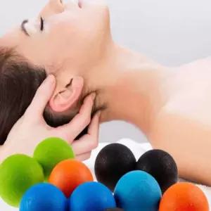 스트레칭 마사지볼 듀얼 (블랙) 지압볼 셀프롤링 마사지공 안마공