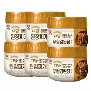 CJ제일제당 백설 다담 된장찌개양념530g x4개+우렁강된장 500g x2개