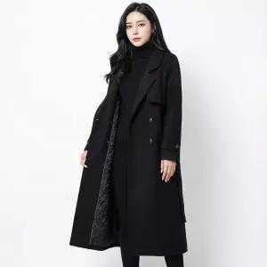 (77까지)퀼팅트렌치롱코트+벨트SET_B5W0014