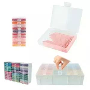 보석십자수 투명트레이 30개 한박스 신제품 (비즈보관을 동시에) +스티커