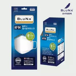 블루나 KF94 마스크 대형 화이트 30매