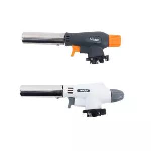 가스토치 캠핑 고화력 점화기 요리용 가정용 불맛 불향 조리용 자동 부탄가스 액화방지 360도 회전 화력 조절 숯불 휴대용 라이터 라이타