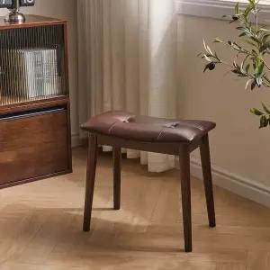 에코소라노 원목 화장대 피아노 스툴 가죽 콘솔 보조의자