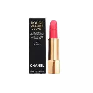샤넬 루쥬 알뤼르 벨벳 립스틱 45 엥땅스 매트 립 메이크업