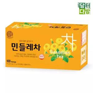 송원 민들레차 100티백/차티백/가정용티백차/민들레차티백/민들레티백/티백민들레차/민들레티백차