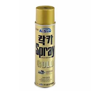 (금색) 일신 락카 스프레이 420ml/페인트/도색/목재/철공/선명한/가구/리폼/철제/일신/도색/도장/뿌리는