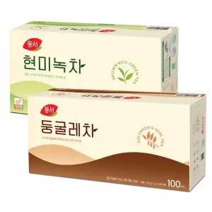 동서 현미녹차100T+둥글레차100T 총200T