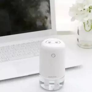 VICI 듀얼 미니가습기 480mL 차량용 컵홀더 사무용 탁상용 침실용 무드등 충전식 무선