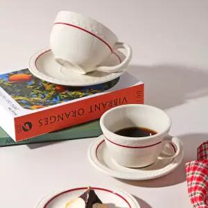 시라쿠스 쉐난고 카디날 카페라떼잔 세트 350ml