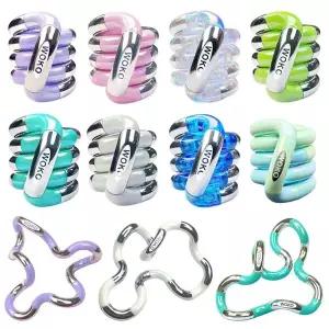 컬러 실버 피젯 토이 탱글 트위스트 말랑이 팝 튜브 팝잇 스트레스 해소