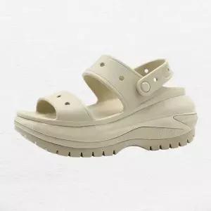 [크록스]여성 클래식 메가 크러쉬 샌들 본 베이지 207989-2Y2