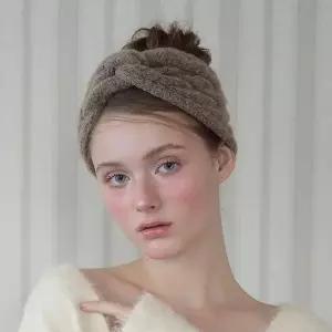 [장폴클라리쎄]꽈배기 니트 터번 헤어밴드 JP-25-154HB