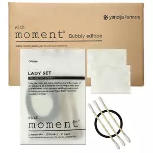 위드모먼트 일회용 레이디세트 500개 면봉 화장솜 헤어링 세트 호텔용 뷰티소품