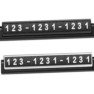 주차 알림판 시크릿 디스플레이 전화번호 차량용 주차 번호판 안심